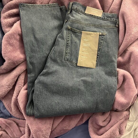 Everlane Original Cheeky Straight Jean Size 35 - Picture 1 of 5